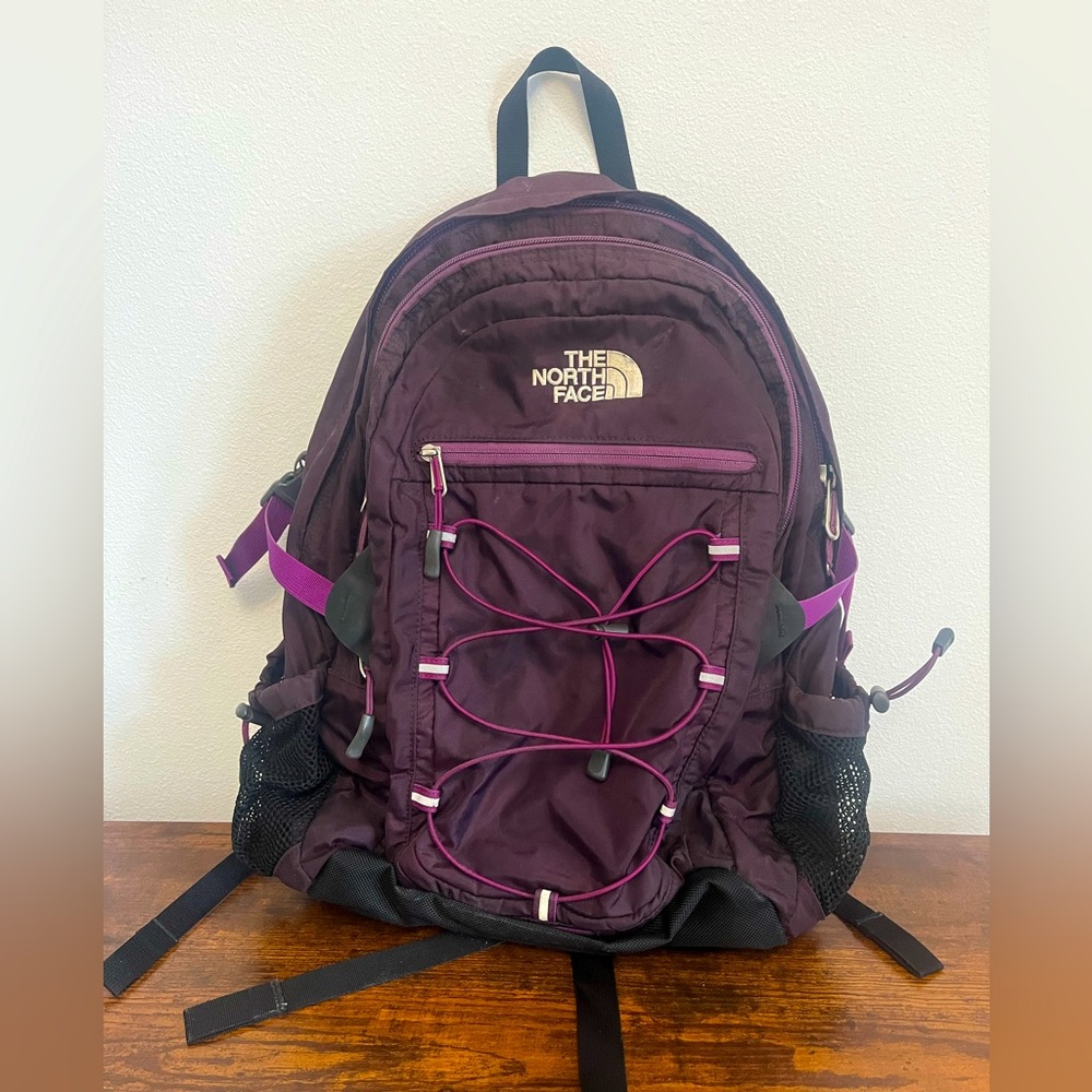 Purple North Face Laptop Backpack